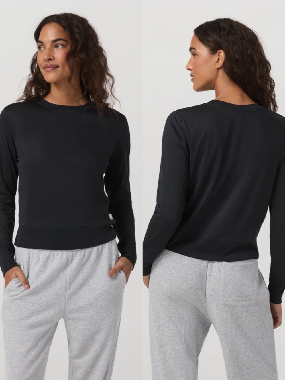 Vuori Daydream Crew Black Heather SZ M